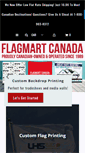 Mobile Screenshot of flagmartcanada.com